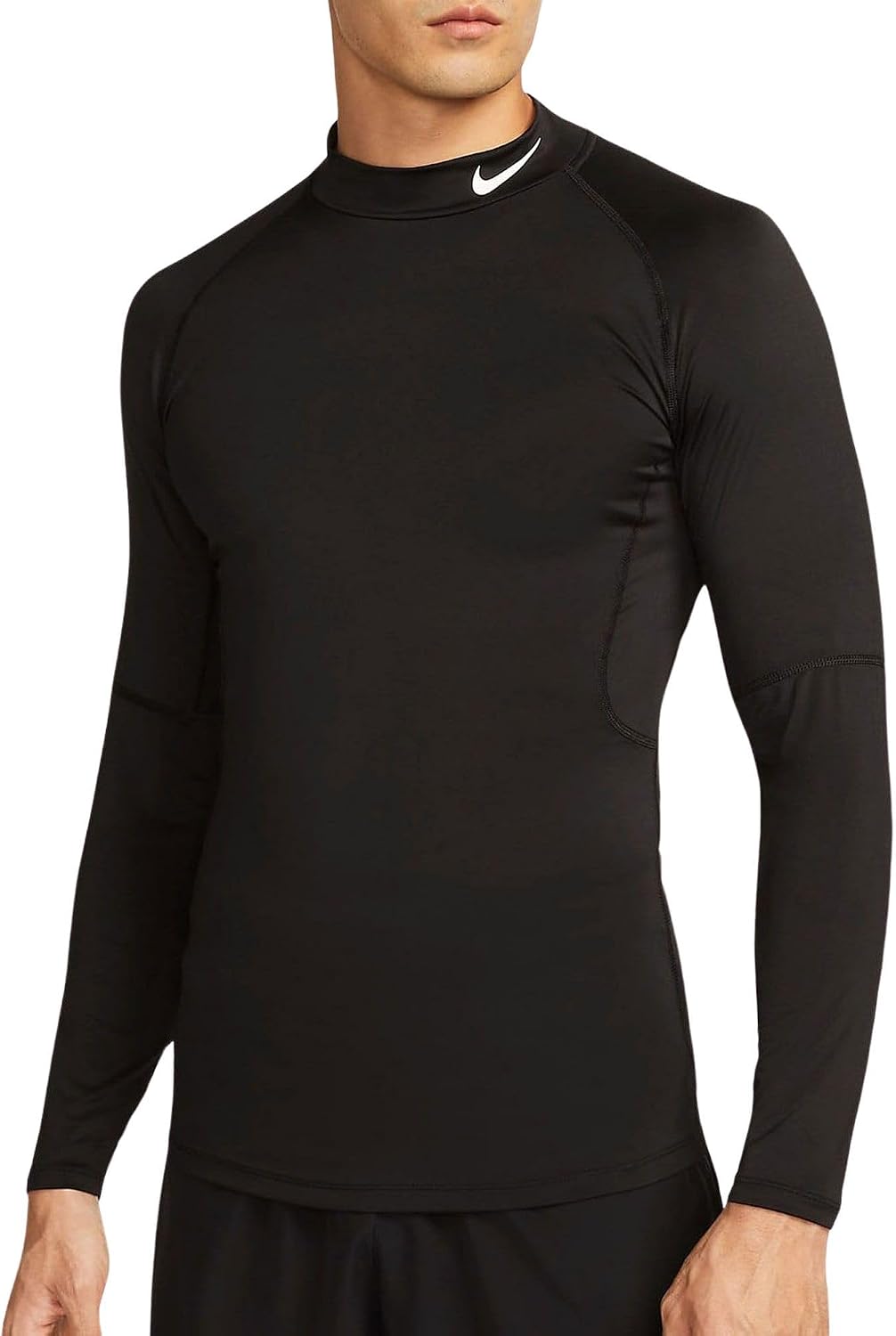 Nike M NP DF Tight LS Mock Top Homme
