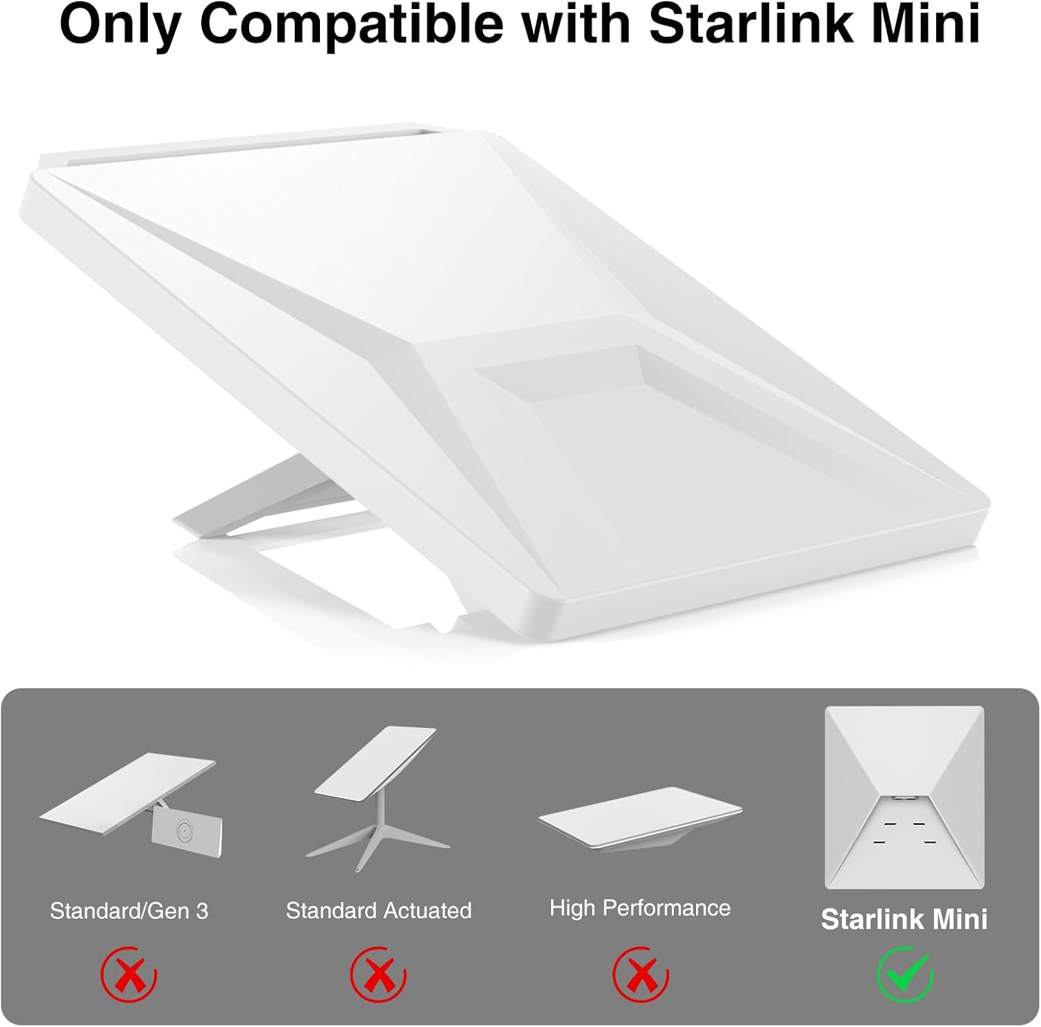 Thumbnail 6 de MEKEET Starlink Mini Protective Cover Case: Waterproof Silicone Shield for Starlink Mini