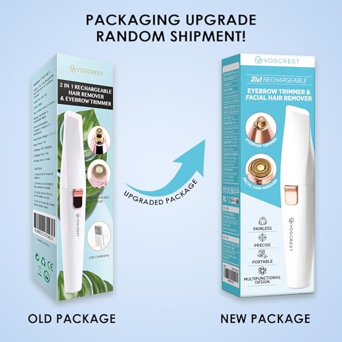 Thumbnail 1 de VG VOGCREST Recortadora facial de cejas 2 en 1 💄