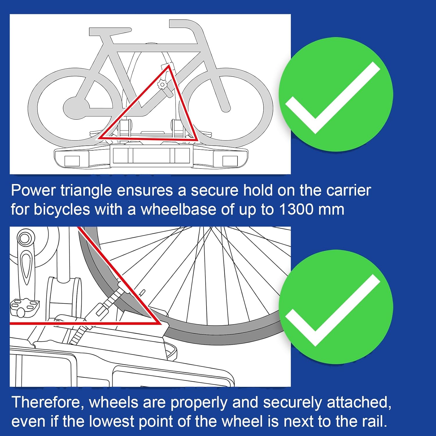 Thumbnail 4 de Westfalia BC 60 Bike Rack for Towbars – 2-Bike Carrier for E-Bikes, Foldable and Lockable