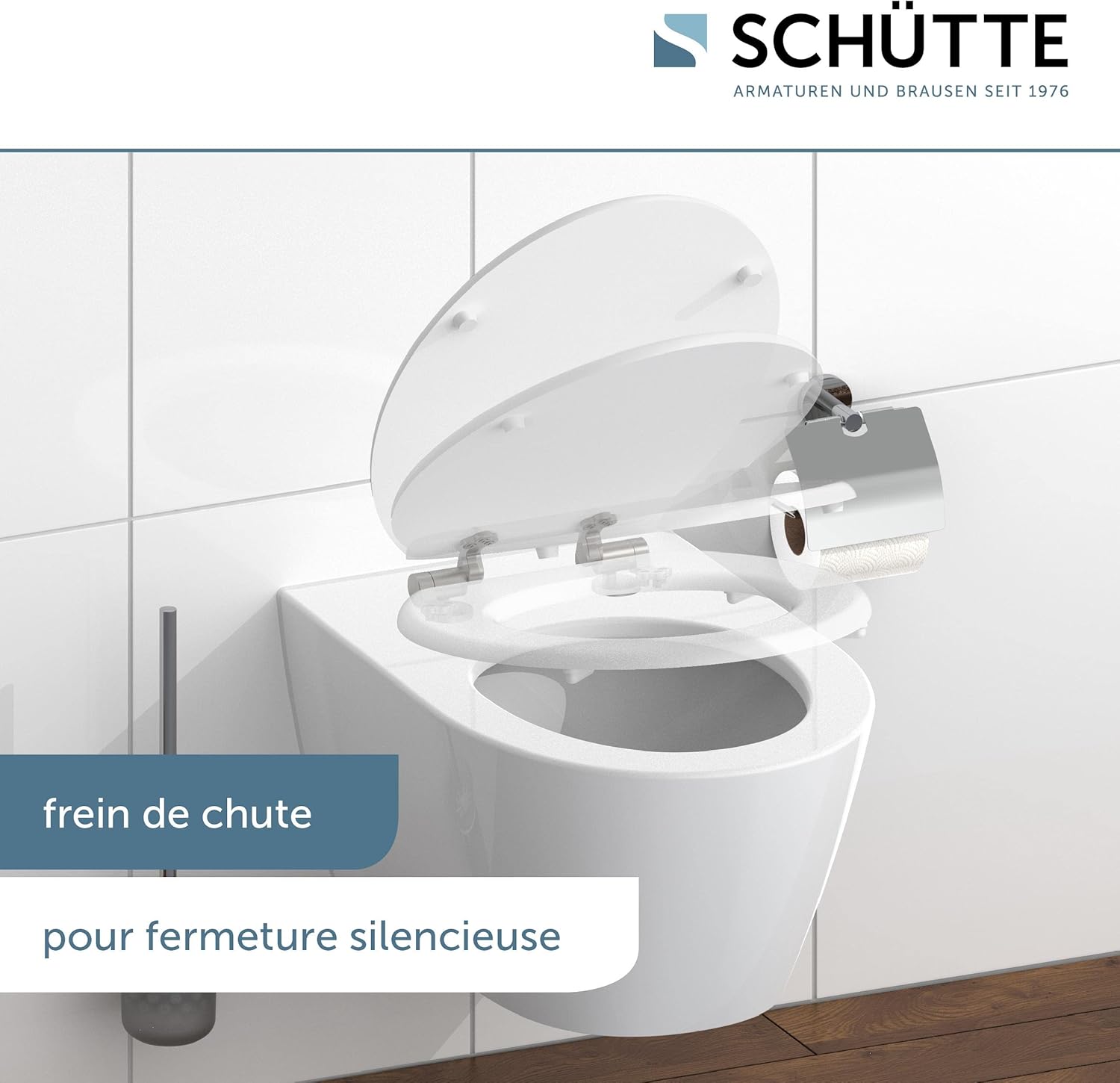Thumbnail 1 de Schütte 80101 Spirit White Abattant WC – Motif, 375 x 55 x 450 mm