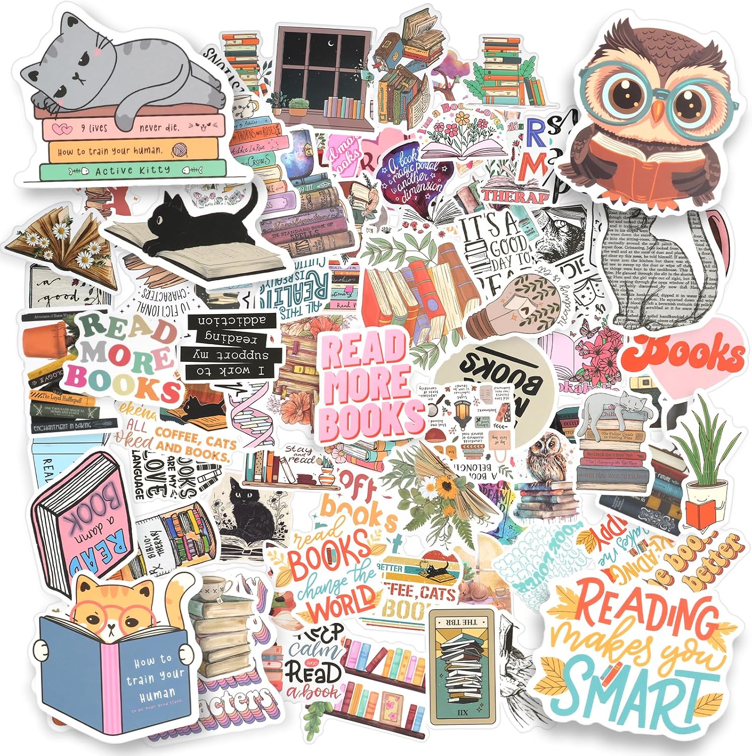 Detalle de AUAUY motiverende citaatstickers van vinyl, 100 unieke stickers in vier stijlen