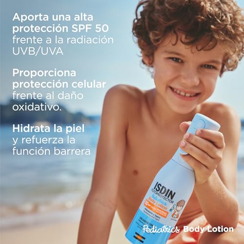 Thumbnail 3 de ISDIN Fotoprotector Pediatrics SPF50 Body Lotion – Protección ligera y eficaz para la piel de niños (a partir de 6 meses), 250 ml