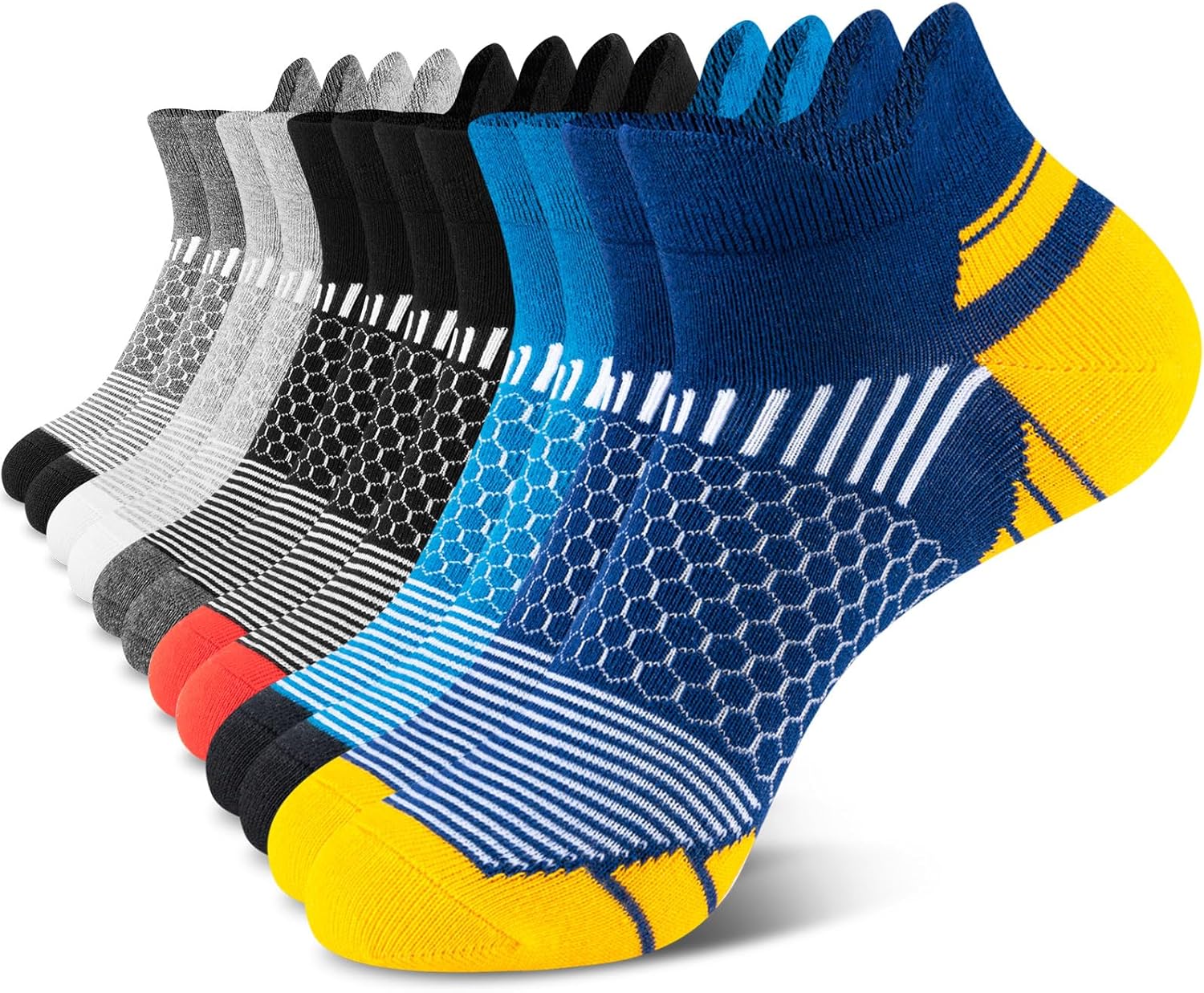 Detalle de Niofind Mens Trainer Socks Cotton 6 Pairs