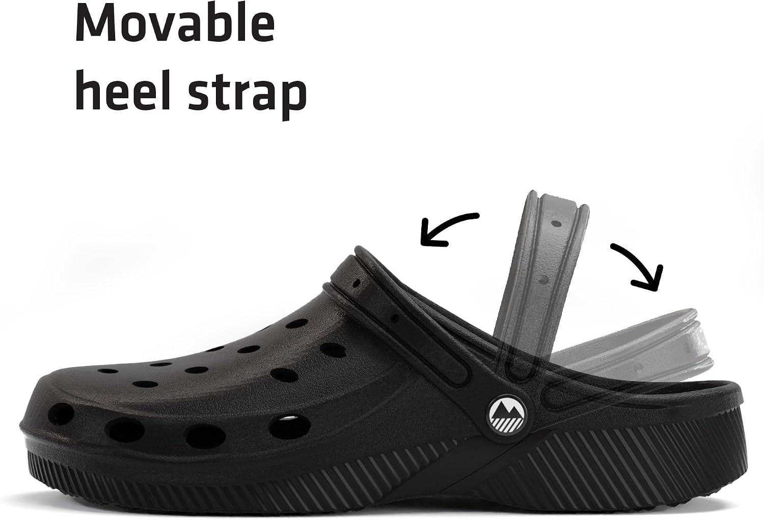 Thumbnail 2 de Lakeland Active Men's Silloth Lightweight Ventilated Clogs – Black (UK 10)