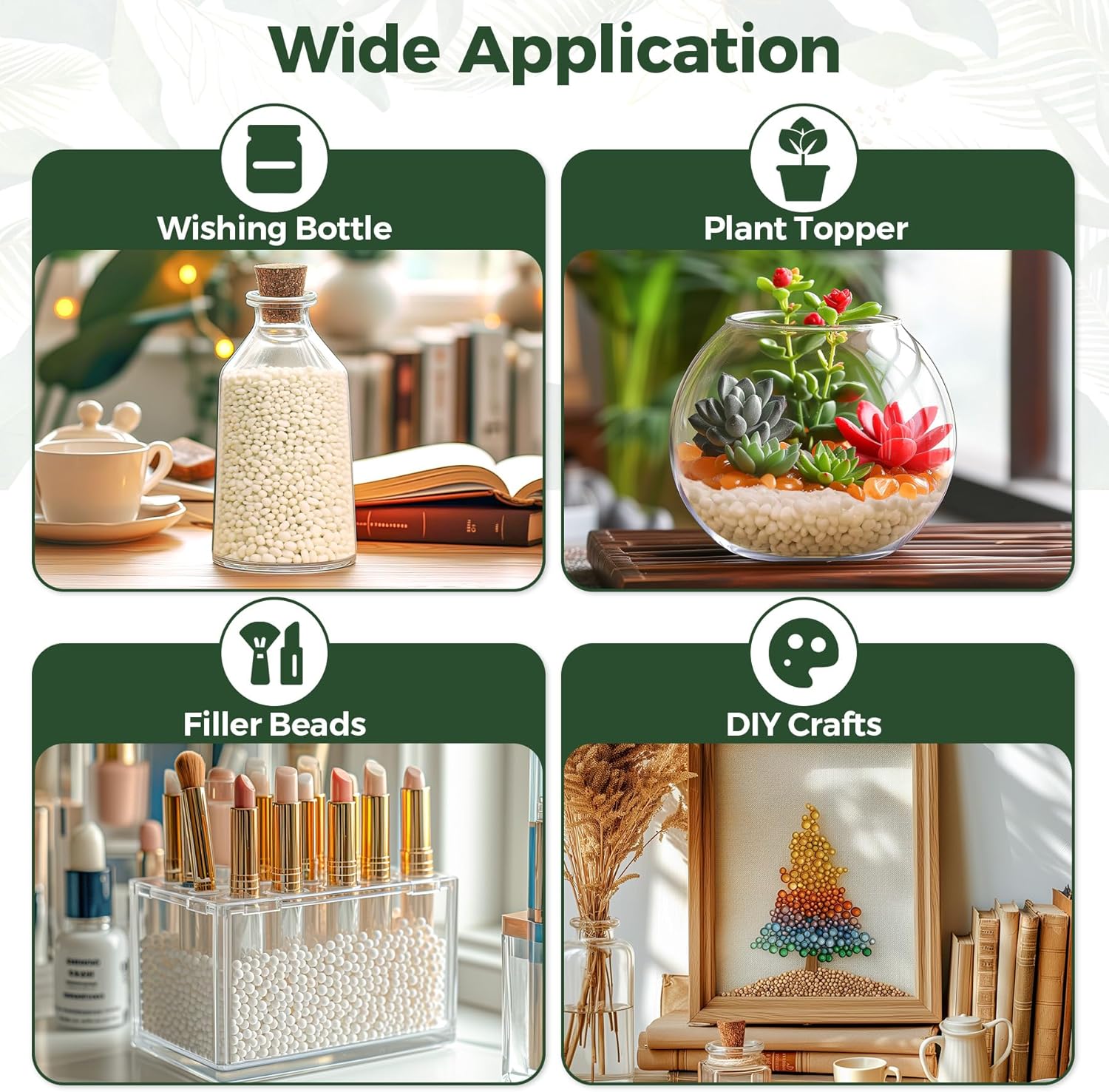 Thumbnail 6 de T4U Tumbled Crystal Chips & Crushed Quartz Gravel (1 lb/450g) – White for succulents, terrariums and aquariums