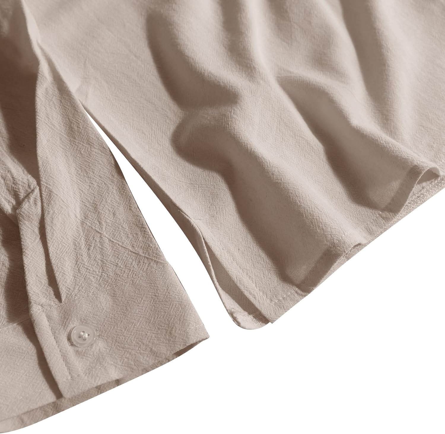 Thumbnail 4 de LVCBL Camicia da Uomo in Lino Cotone leggera