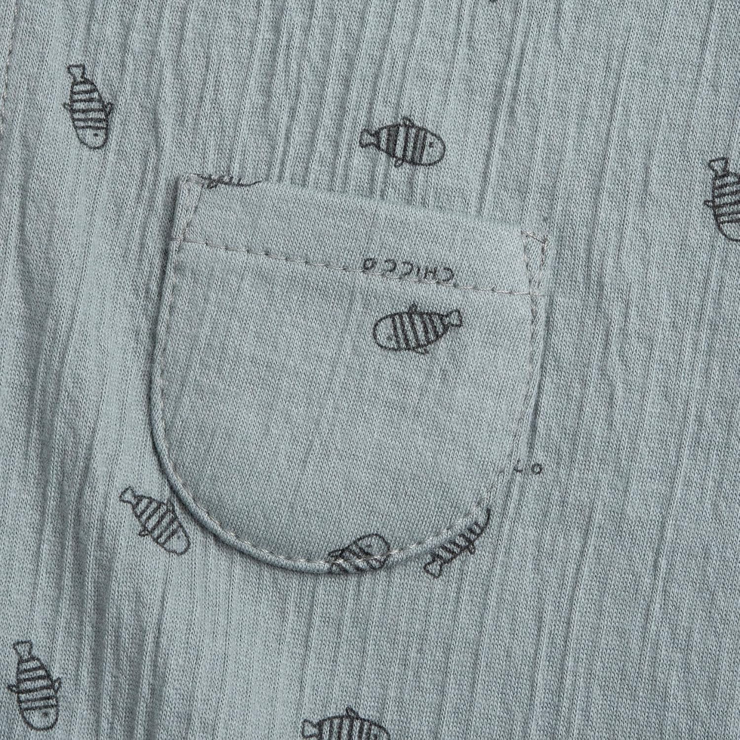 Detalle de Chicco Grenouillères Bébé garçon en coton doux, ouverture frontale pratique – lot de 1
