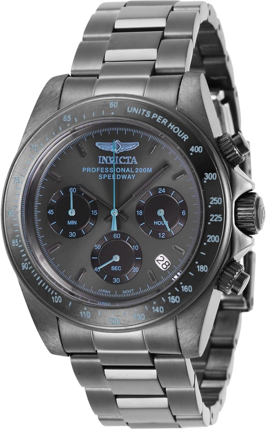 Detalle de Invicta Speedway 17027: orologio da uomo in acciaio inox da 39 mm con movimento al quarzo