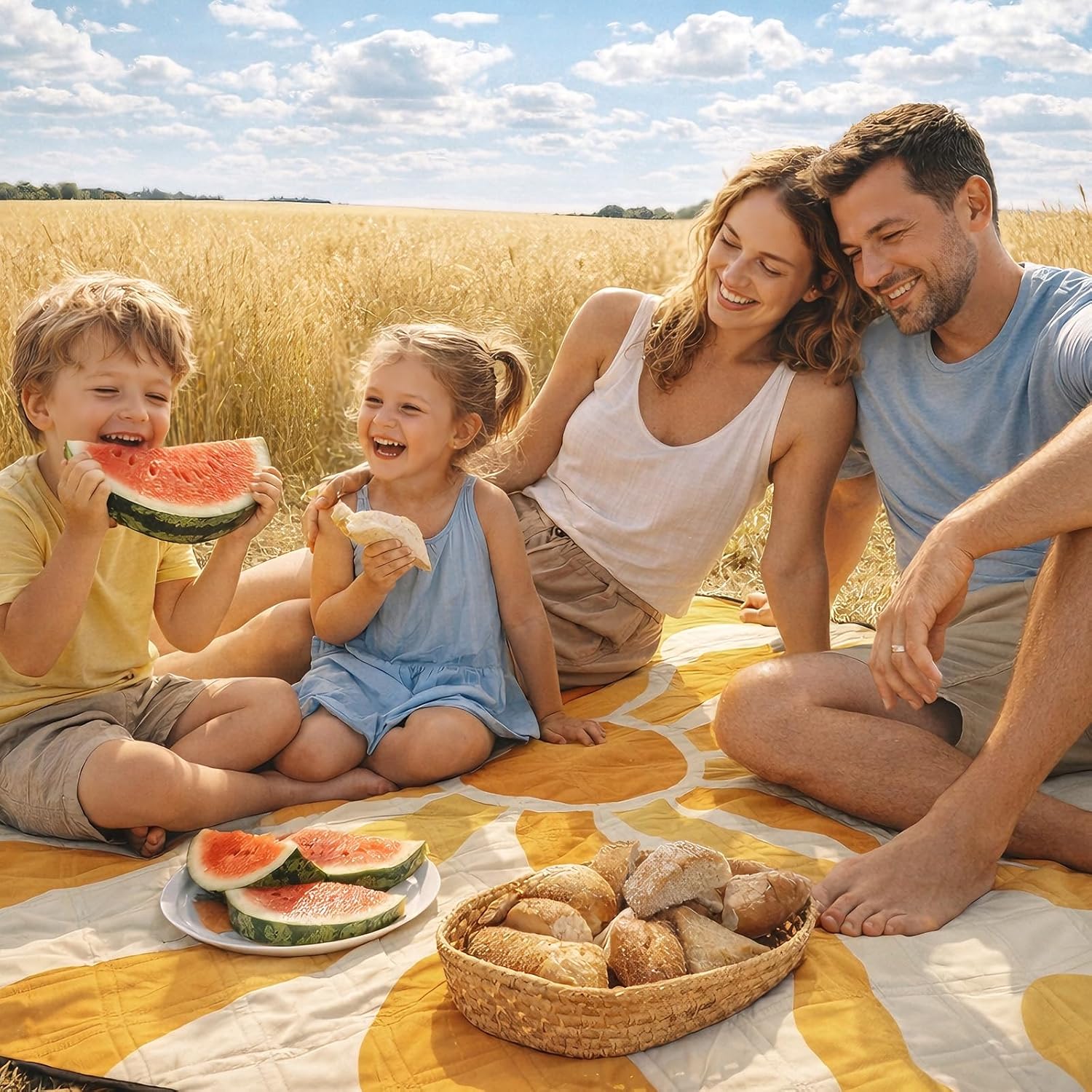 Detalle de Sekey Coperta Picnic Impermeabile 200x200 cm – comoda, resistente e versatile per all’aperto