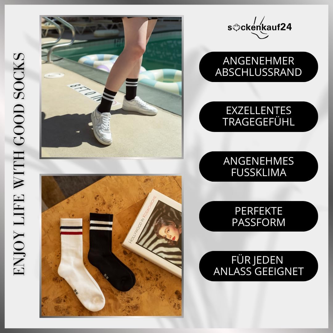Thumbnail 6 de Socken Sportsocken Crew 5 Paar Gepolstert