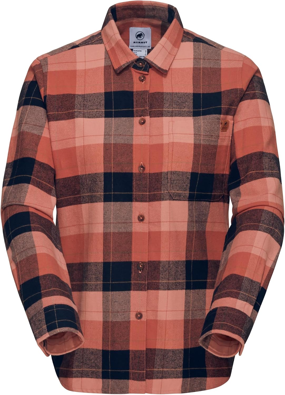 Detalle de Mammut Trovat Longsleeve Shirt Women – Maglia termica comoda e versatile