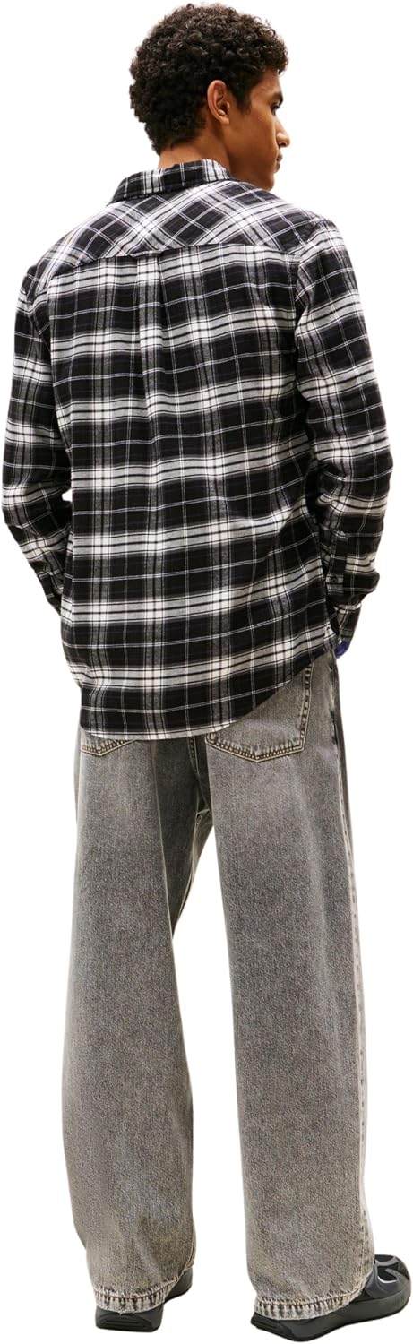Thumbnail 1 de Tommy Jeans Men's TJM Reg Flannel Check Shirt Ext Dm0dm22024 L/S Shirt