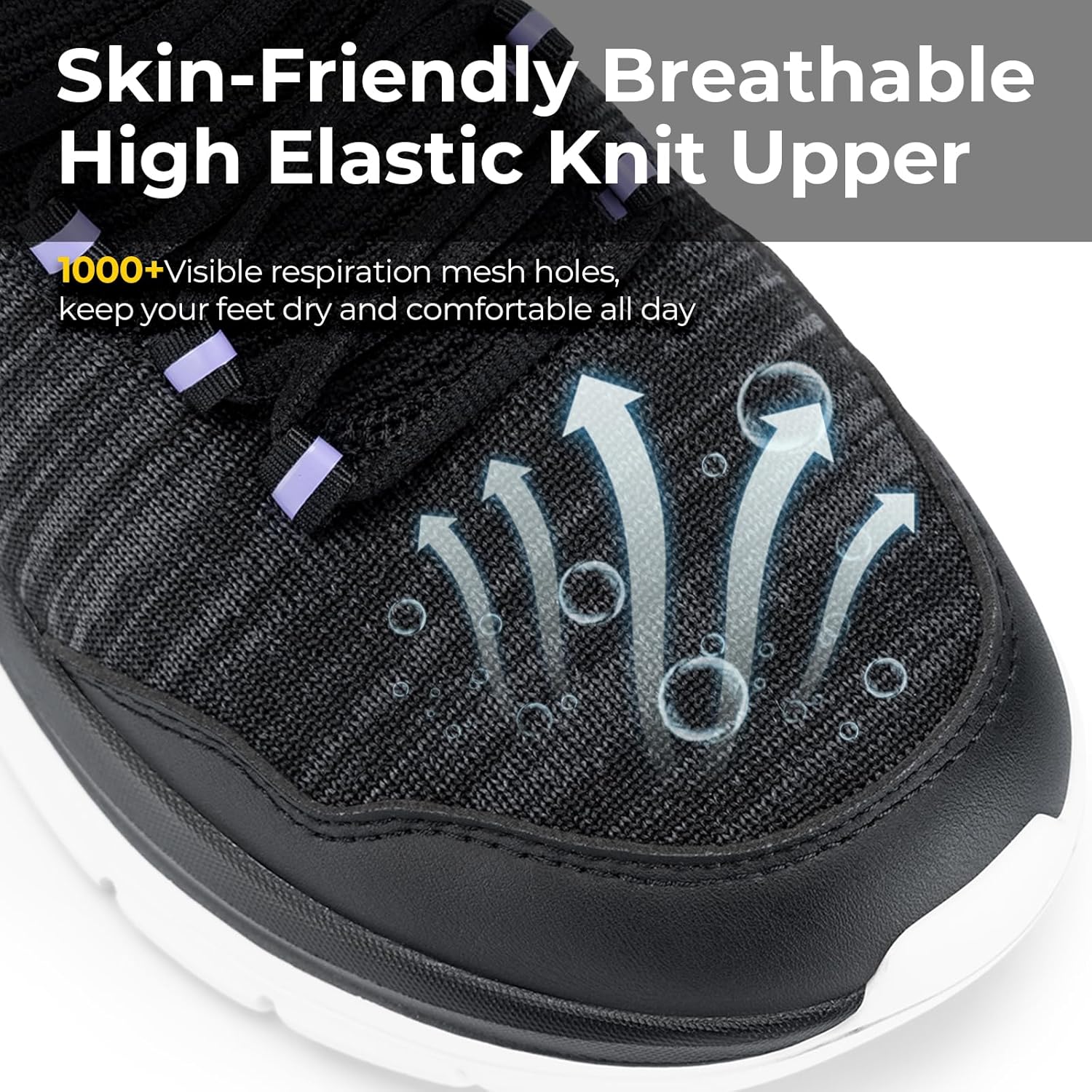 Thumbnail 6 de FitVille Slip On Sneaker Damen – Breite Zehenbox, atmungsaktiv und ultraleicht