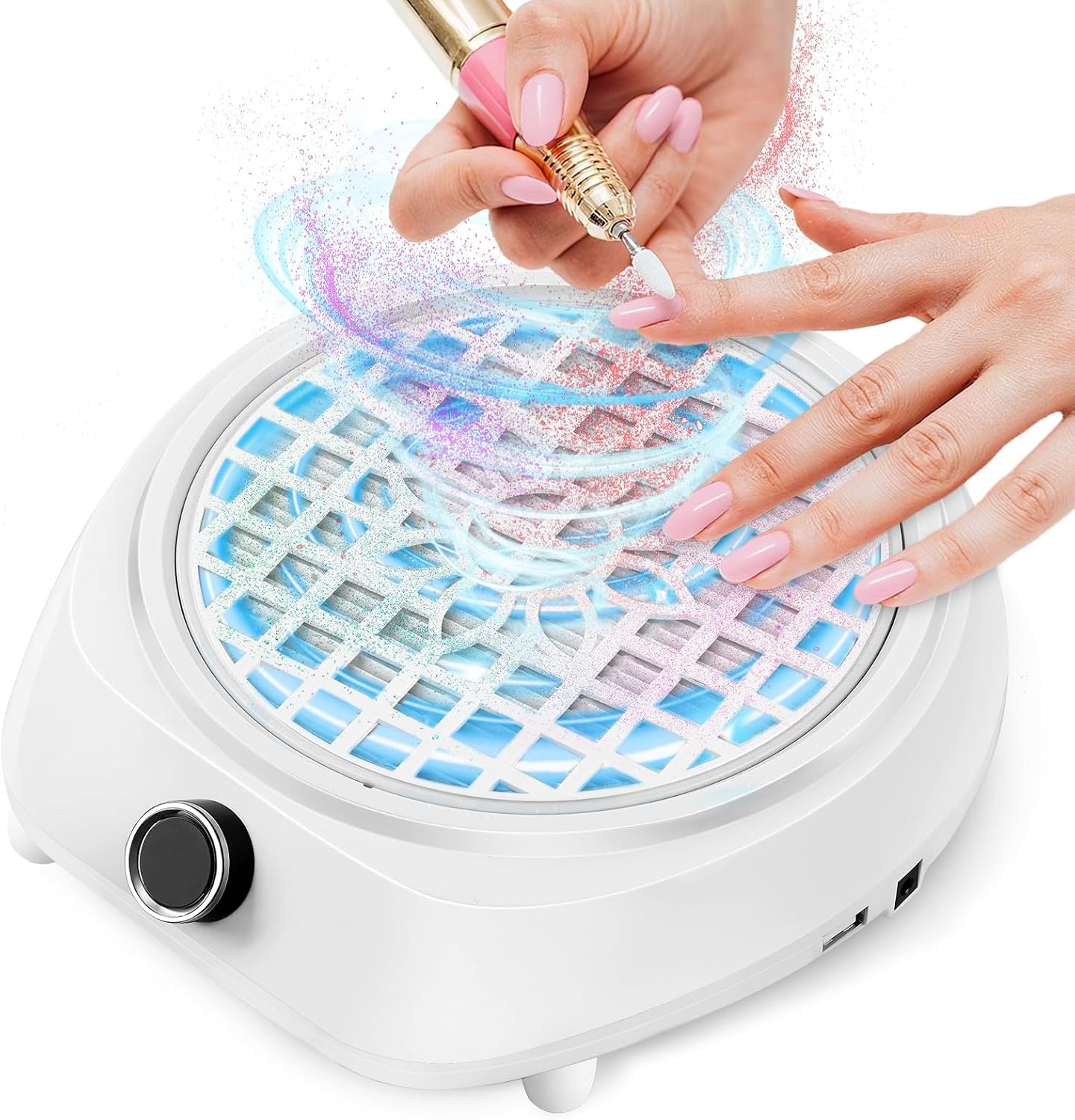 Detalle de CORESLUX Nail Dust Collector low-noise fan