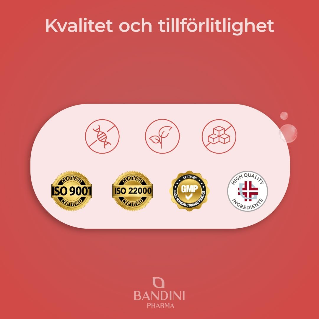 Thumbnail 6 de BANDINI MACA POWER kosttillskott, 240 kapslar med svart maca och arginin