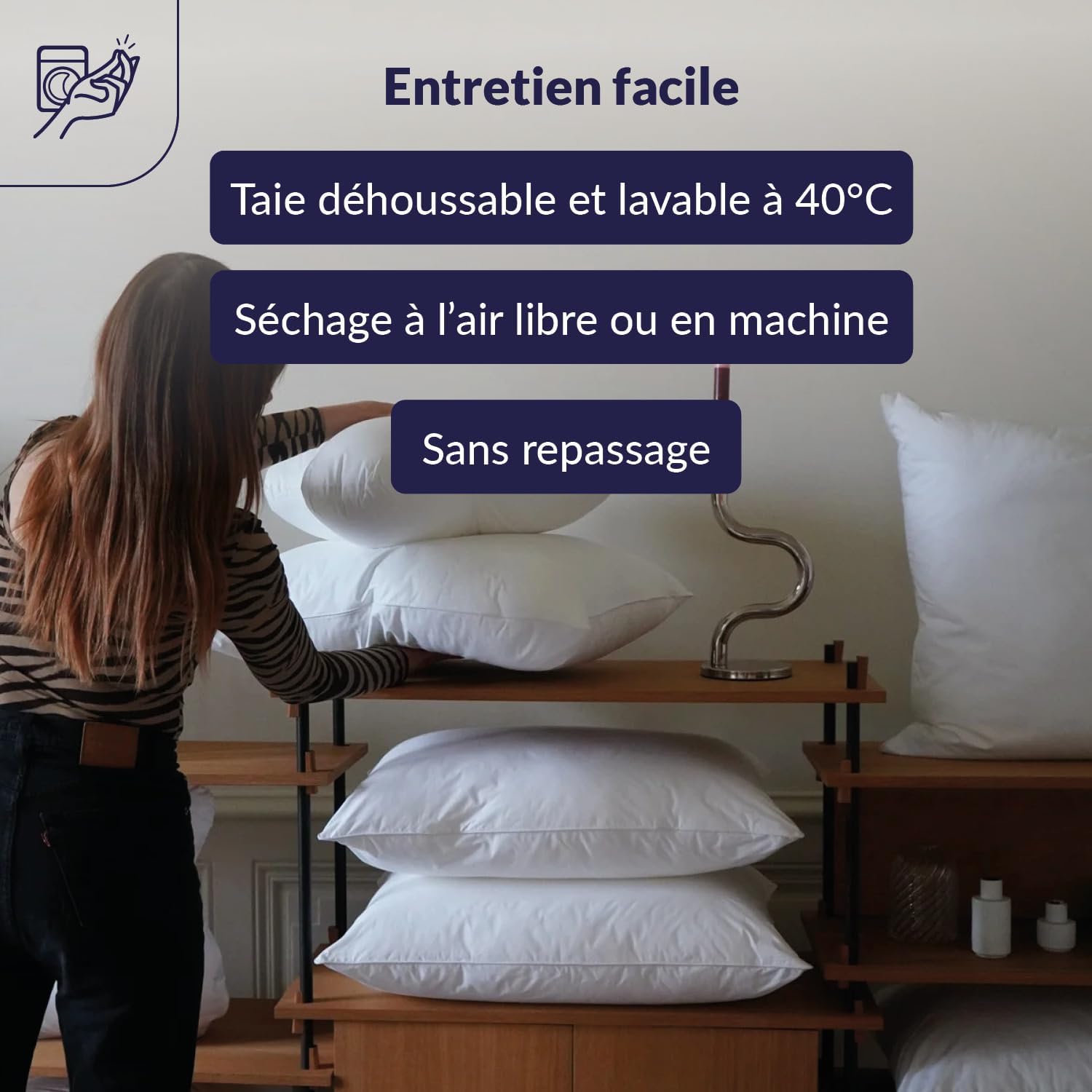 Thumbnail 5 de DODO Oreiller mémoire de forme 60x60