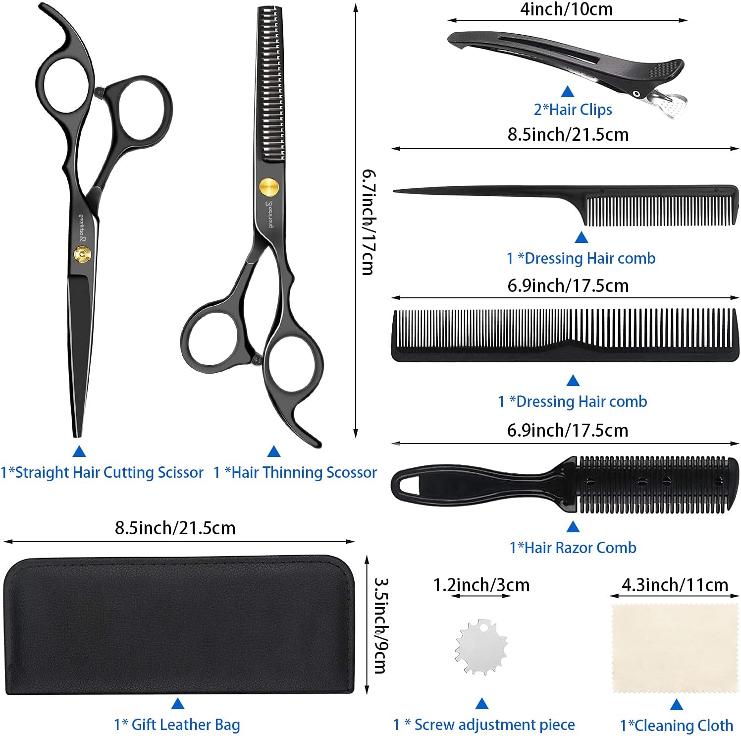Thumbnail 4 de Bozhihong 6.7 Zoll Friseurschere Set ✂