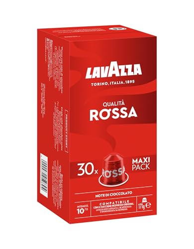 Detalle de Lavazza Espresso Qualita Rossa – 30 Kapseln, Nespresso-kompatibel