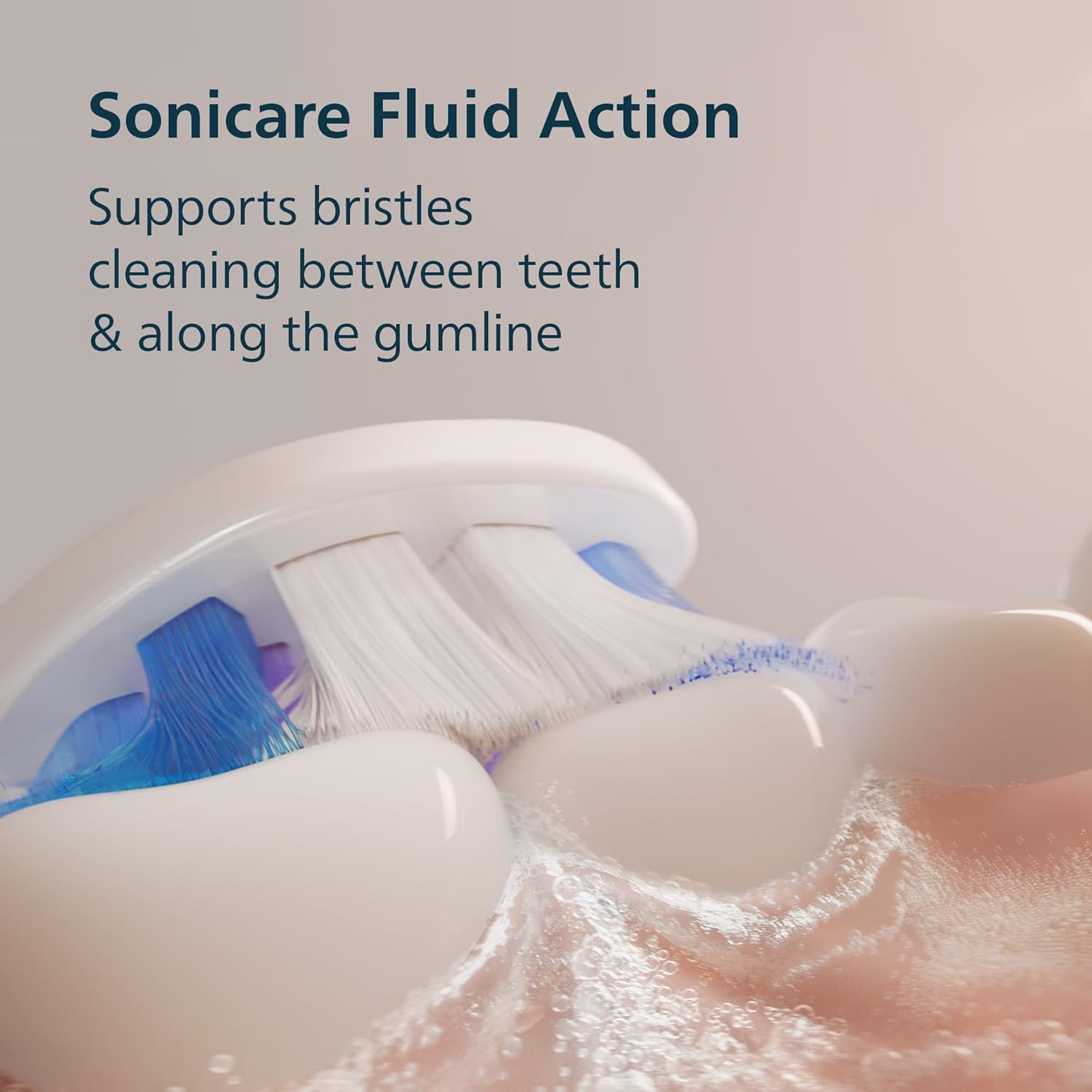 Thumbnail 2 de Philips Sonicare 6100 Electric Toothbrush (HX7406/02) with 2 brushing modes, 3 intensity levels and pressure alert