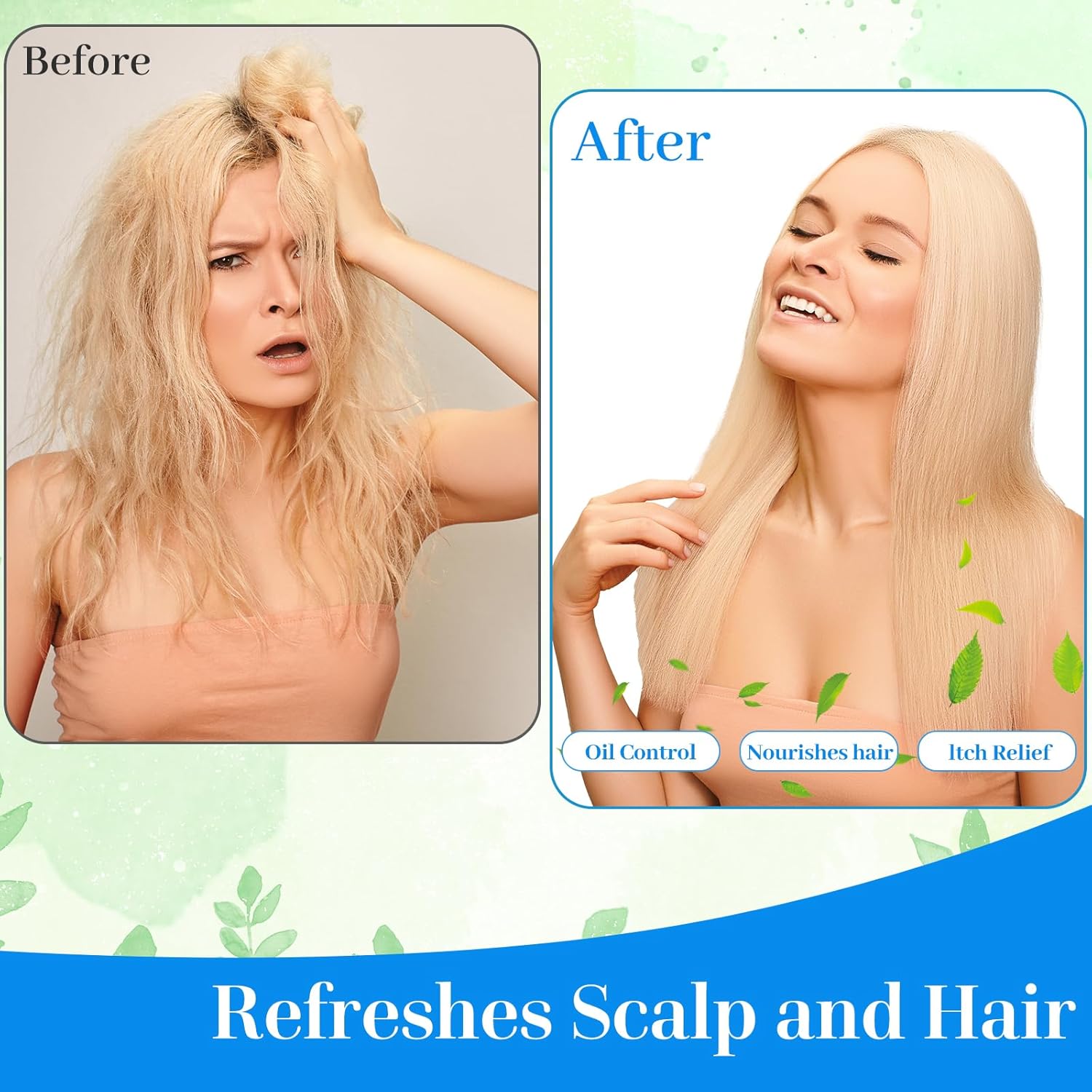 Thumbnail 2 de 6 Pack No-Rinse Shampoo Caps: Waterless Hair Wash for Bedridden, Elderly, and Post-Surgery Care
