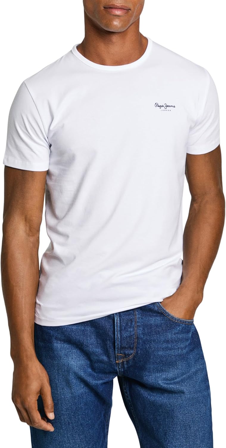 Detalle 2 de Pepe Jeans Homme Original Basic 3 N T-Shirt (Lot de 1)