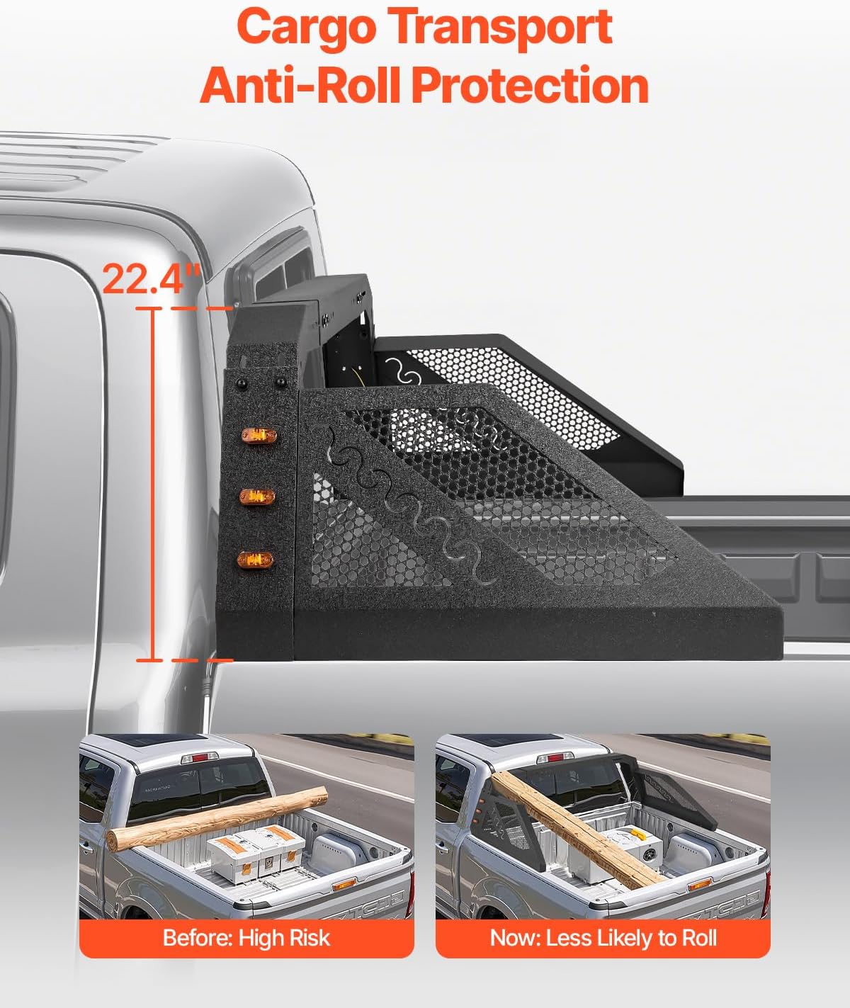 Detalle 2 de VEVOR Truck Bed Roll Bar, Carbon Steel