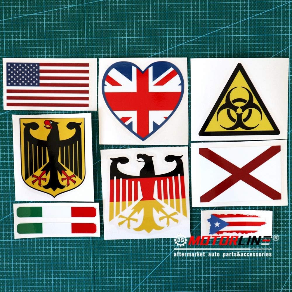 Thumbnail 4 de Irish Flag Map Vinyl Decal, 4 Inches
