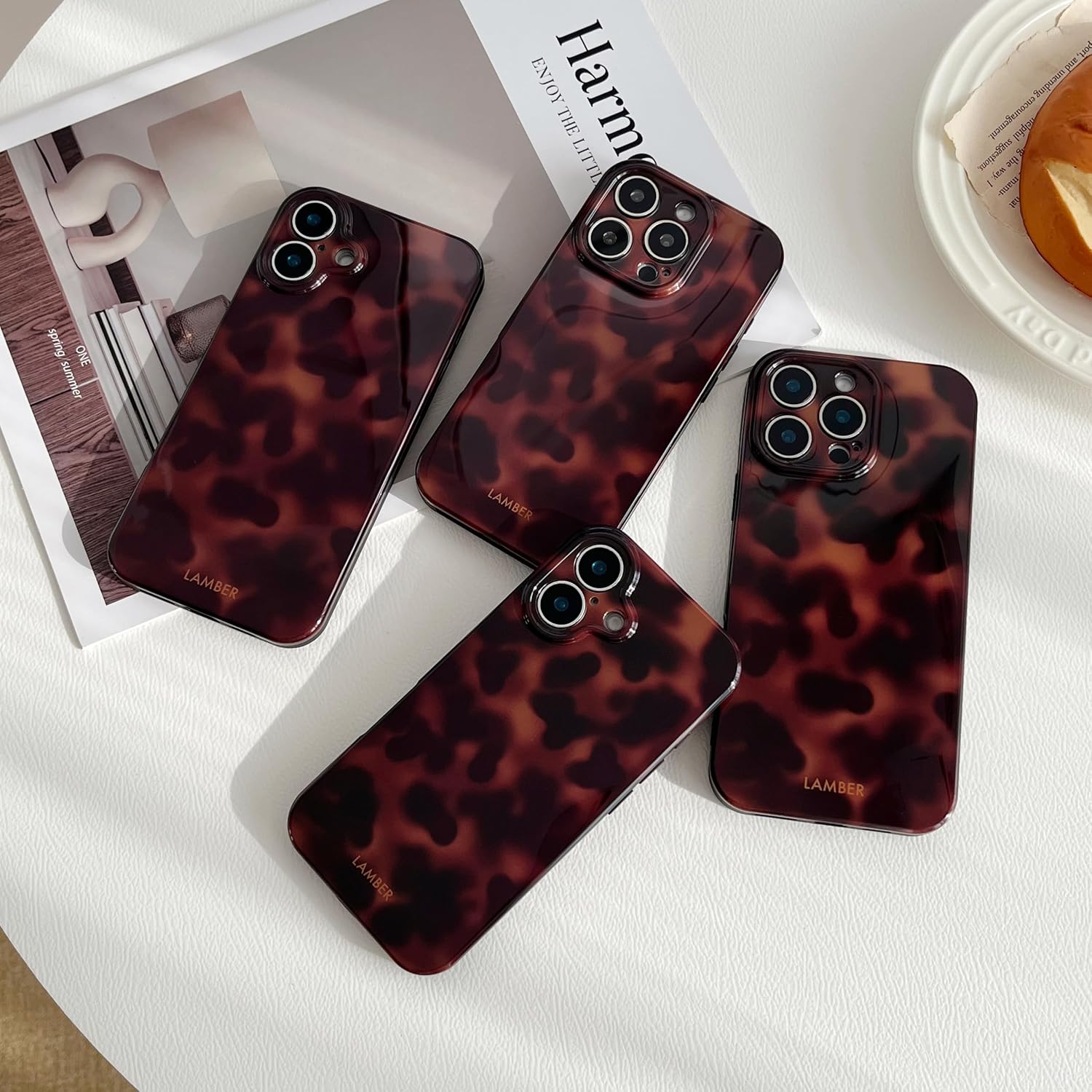Thumbnail 1 de TQLGY iPhone 16 Plus Case Leopard Brown