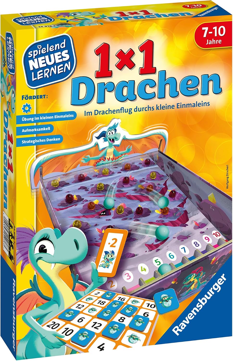 Thumbnail 6 de Ravensburger 1x1 Drachen – Lernspiel für Multiplikation ab 7 Jahren