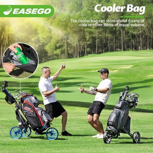 Thumbnail 5 de EASEGO Golf Push Cart 3 Wheel ⚙