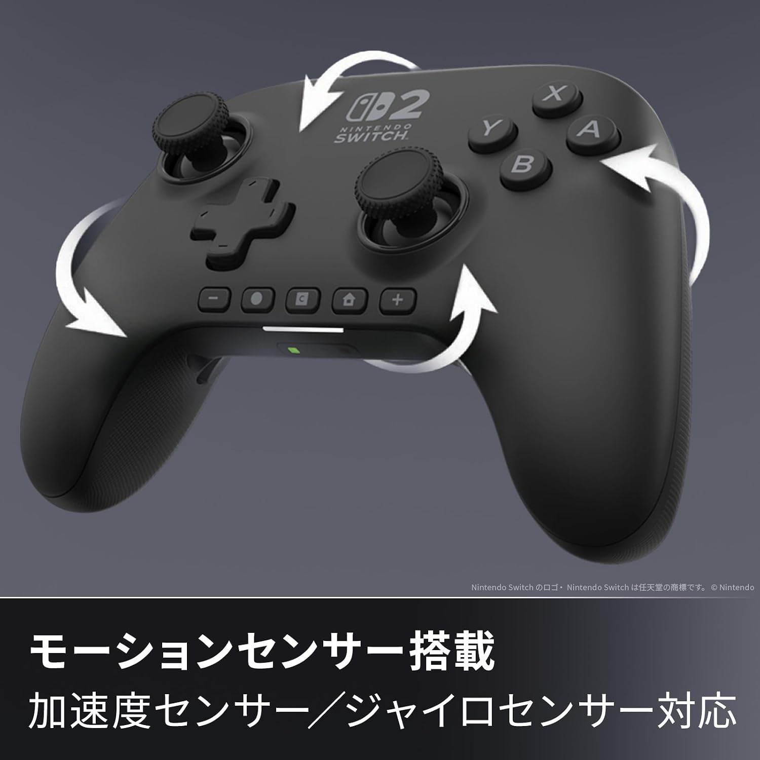 Detalle de PowerA NSGP0545JP-01 ワイヤレスコントローラー Nintendo Switch 2対応 ブラック