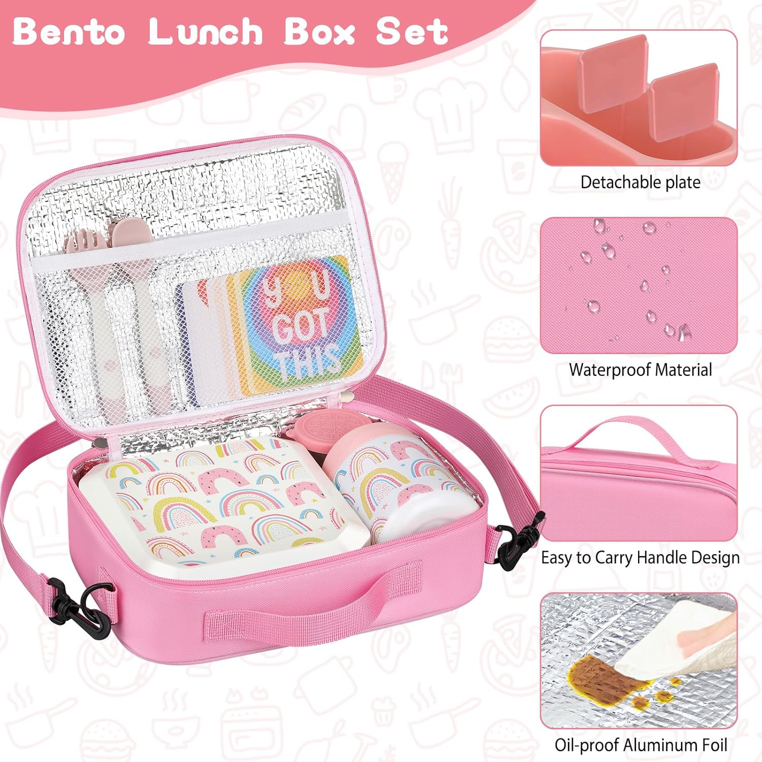 Thumbnail 4 de wiwens Bento Lunch Box 12oz 🍱