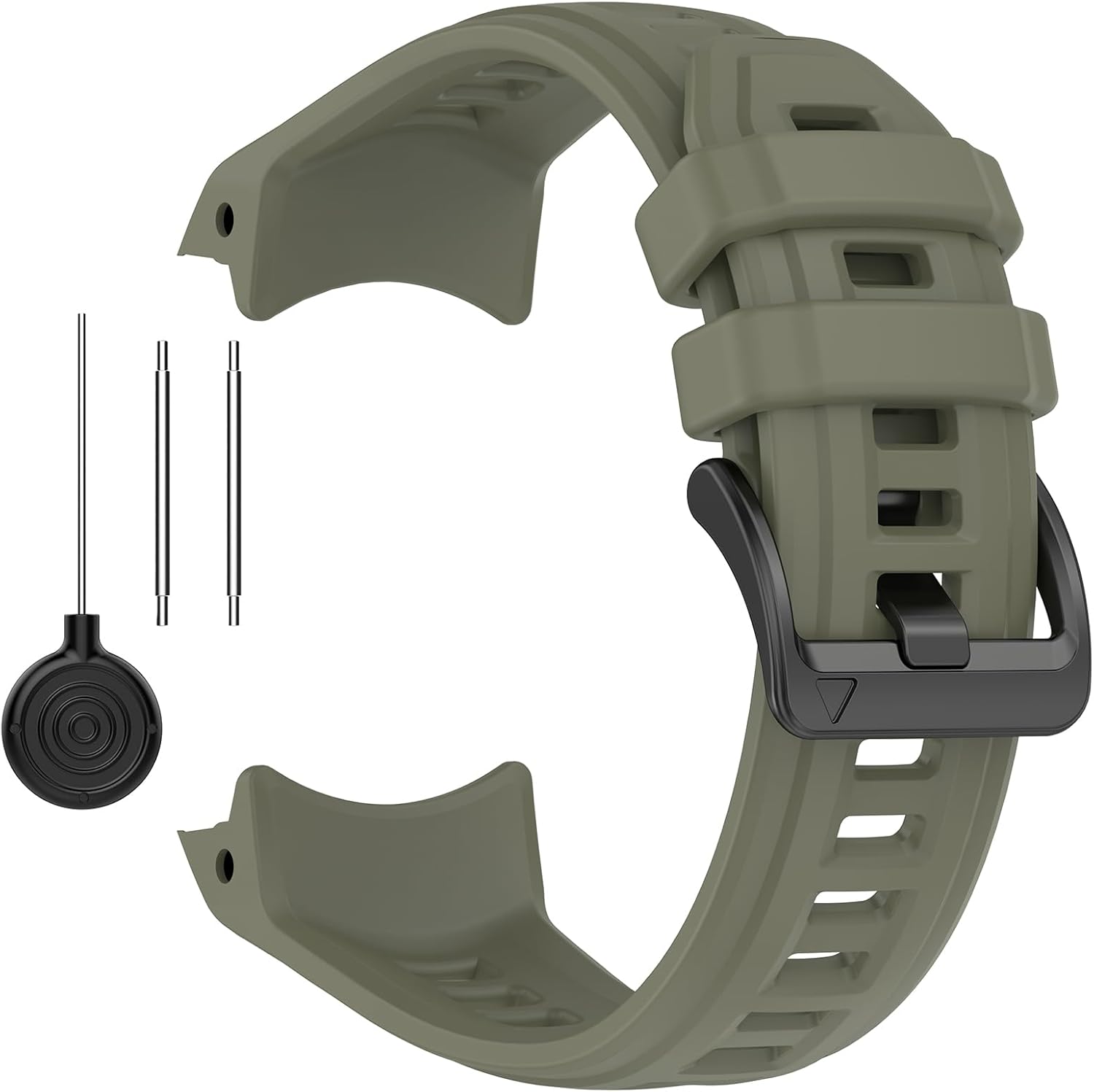 Detalle de Gittos 22mm Ersatz-Armband Silikon für Garmin Instinct 3 45mm – flexibel, hautfreundlich und langlebig