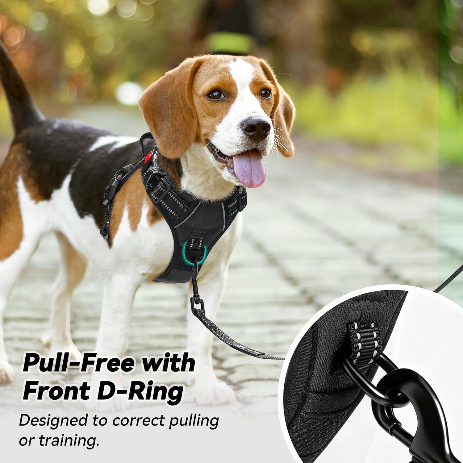 Detalle 2 de PoyPet No Pull Dog Harness 2-clip, Large