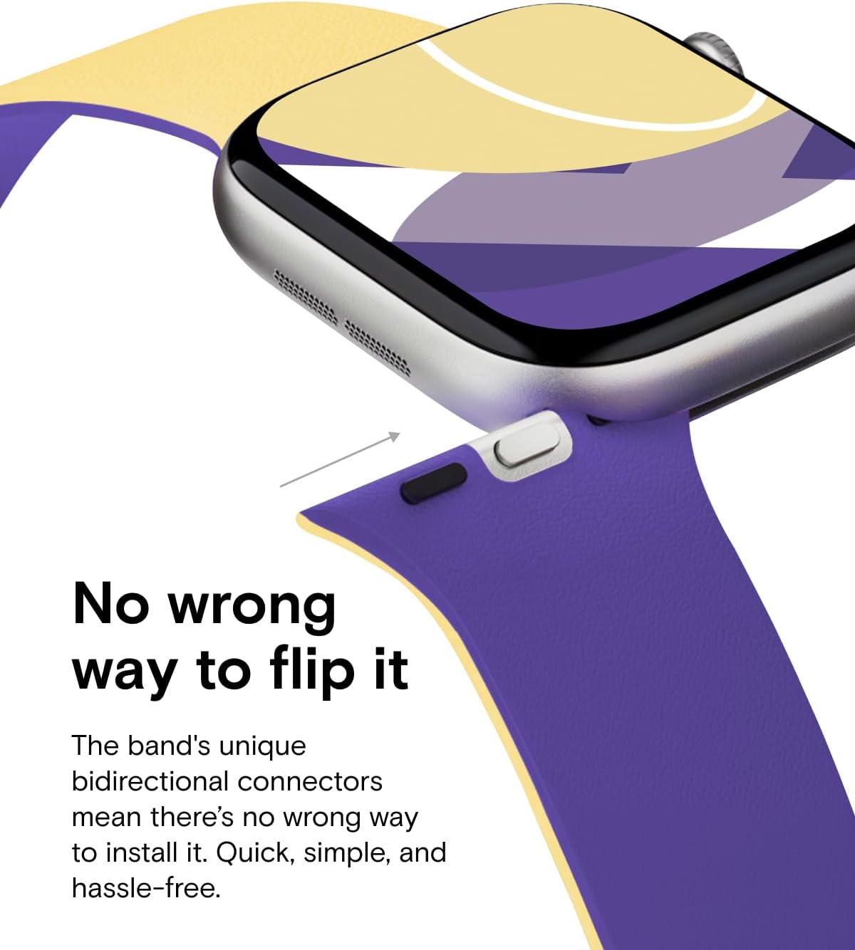 Thumbnail 2 de MOFT Snap Duo Watch Bands: Dual-Colour Silicone Band with Magnetic Fastenings for Apple Watch
