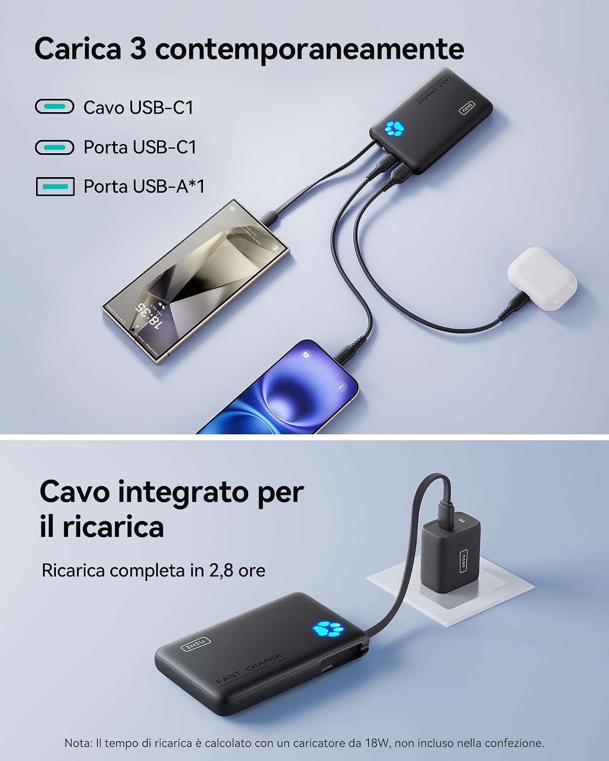 Thumbnail 6 de INIU Power Bank Sottile 10000mAh 20W