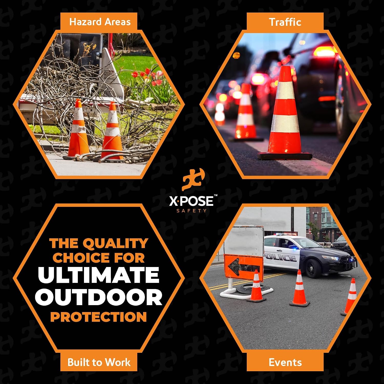 Detalle 2 de Xpose Safety Traffic Cones, 28 Inch