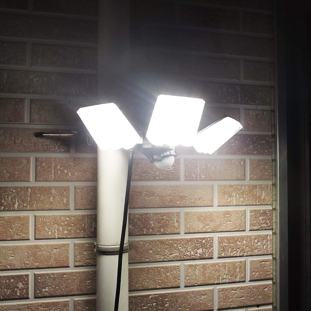 Detalle 2 de DAISHIN DLA-7T300 センサーライト 3灯式・AC100V・LED投光照明