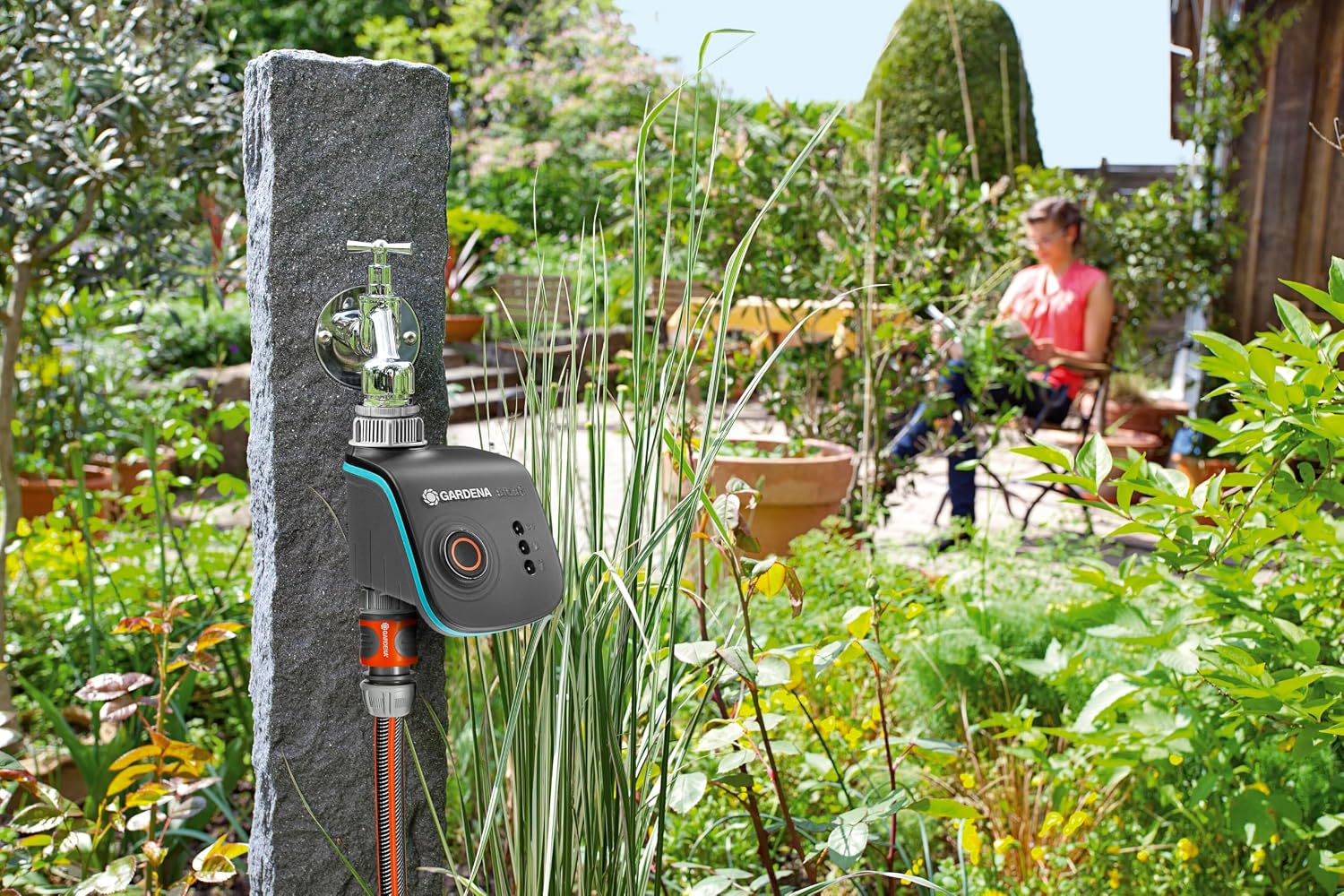 Detalle de Gardena smart Water Control (19031-20): Intelligenter Bewässerungscomputer mit App-Steuerung