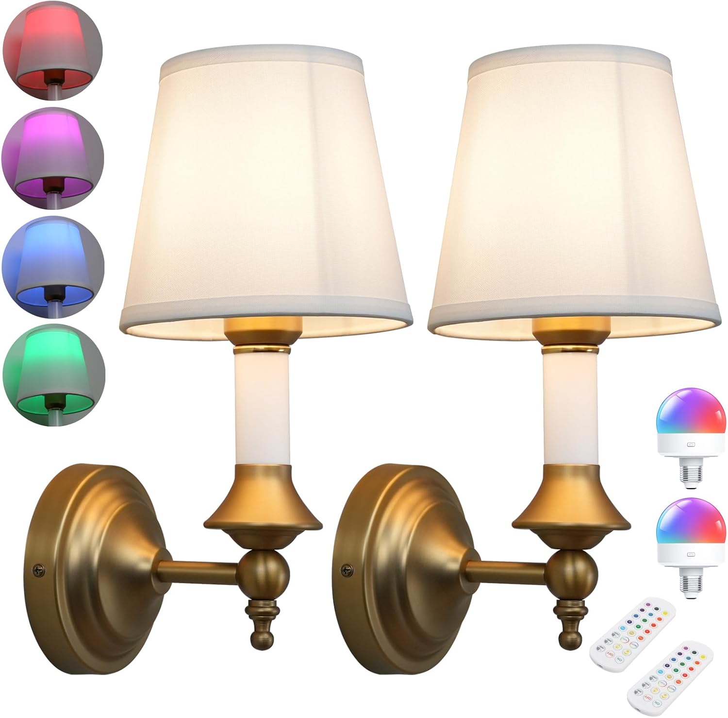 Detalle de Phansthy rechargeable wall sconces
