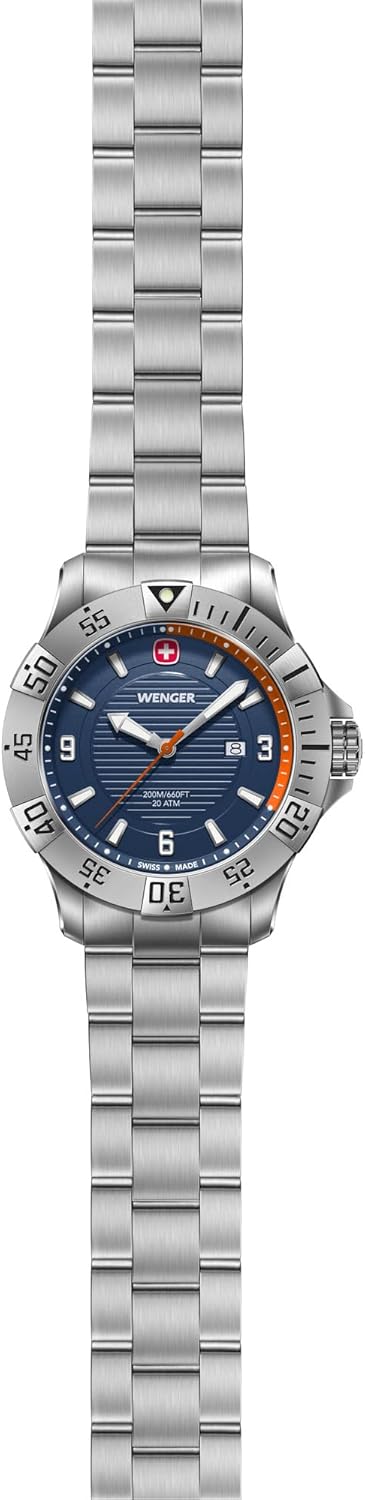 Thumbnail 1 de WENGER Orologio da Uomo Seaforce 43 mm – Swiss Made, quarzo, impermeabile fino a 200 m