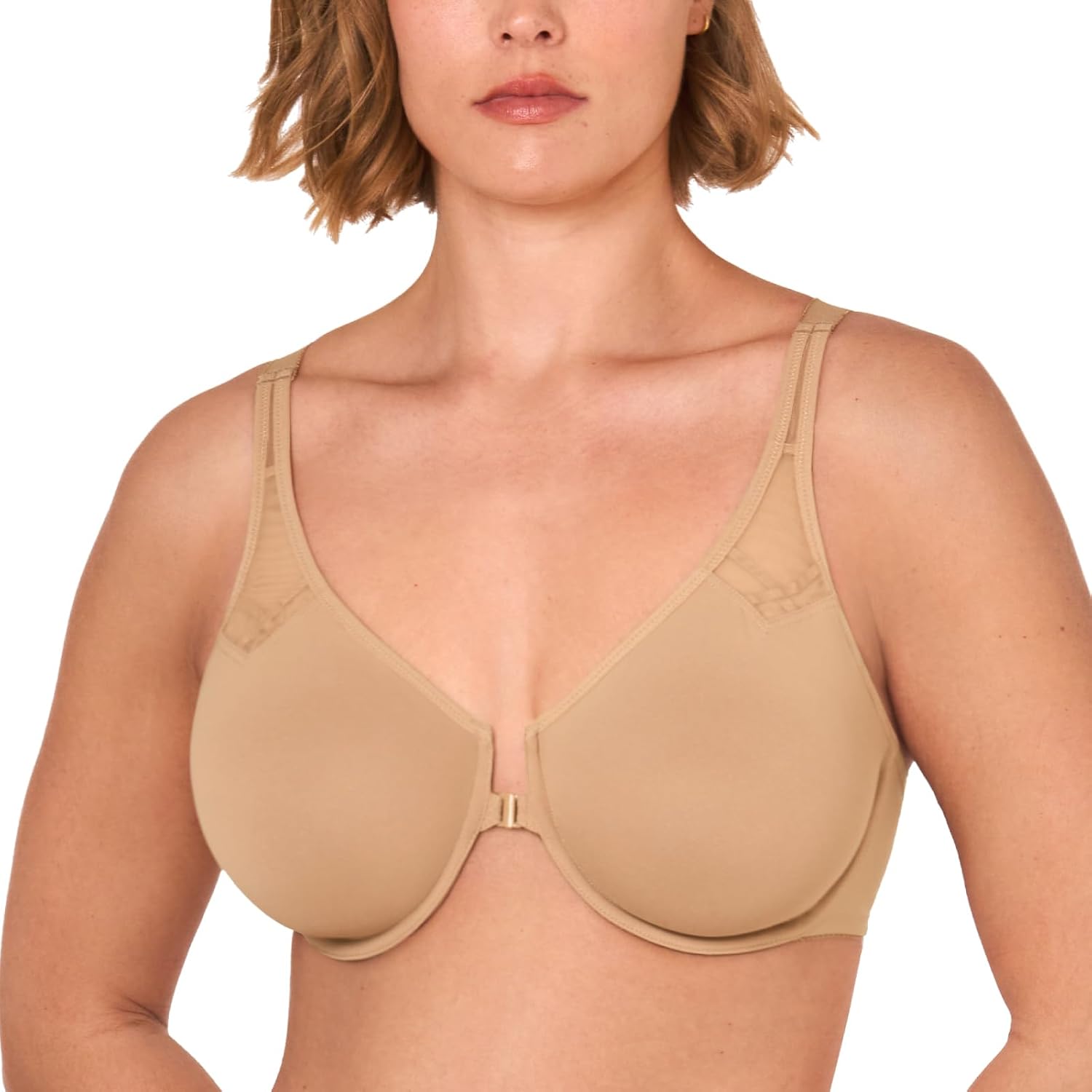 Detalle de DELIMIRA femme soutien-gorge à fermeture invisible devant, armatures et décolleté plongeant (grande taille)