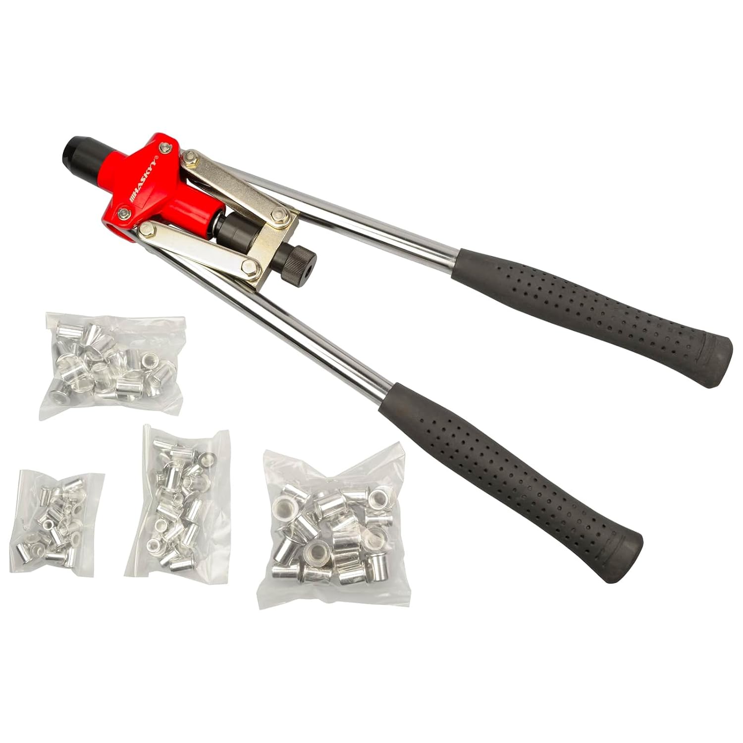 Thumbnail 1 de HASKYY Profi Heavy DUTY Nietmutternzange für Blindnieten inklusive 80 Nietmuttern (M5–M10)