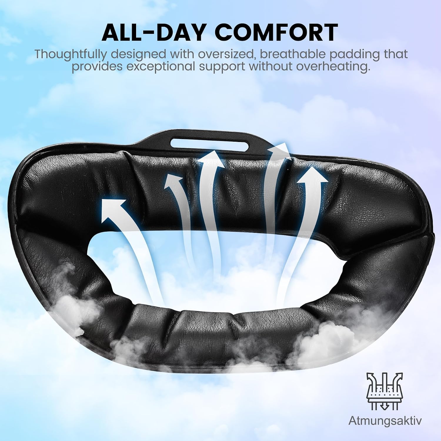 Thumbnail 6 de VR Headstrap Compatible for Quest 3S/Quest 3/Quest 2 – Adjustable Comfort Head Strap with Enhanced Support