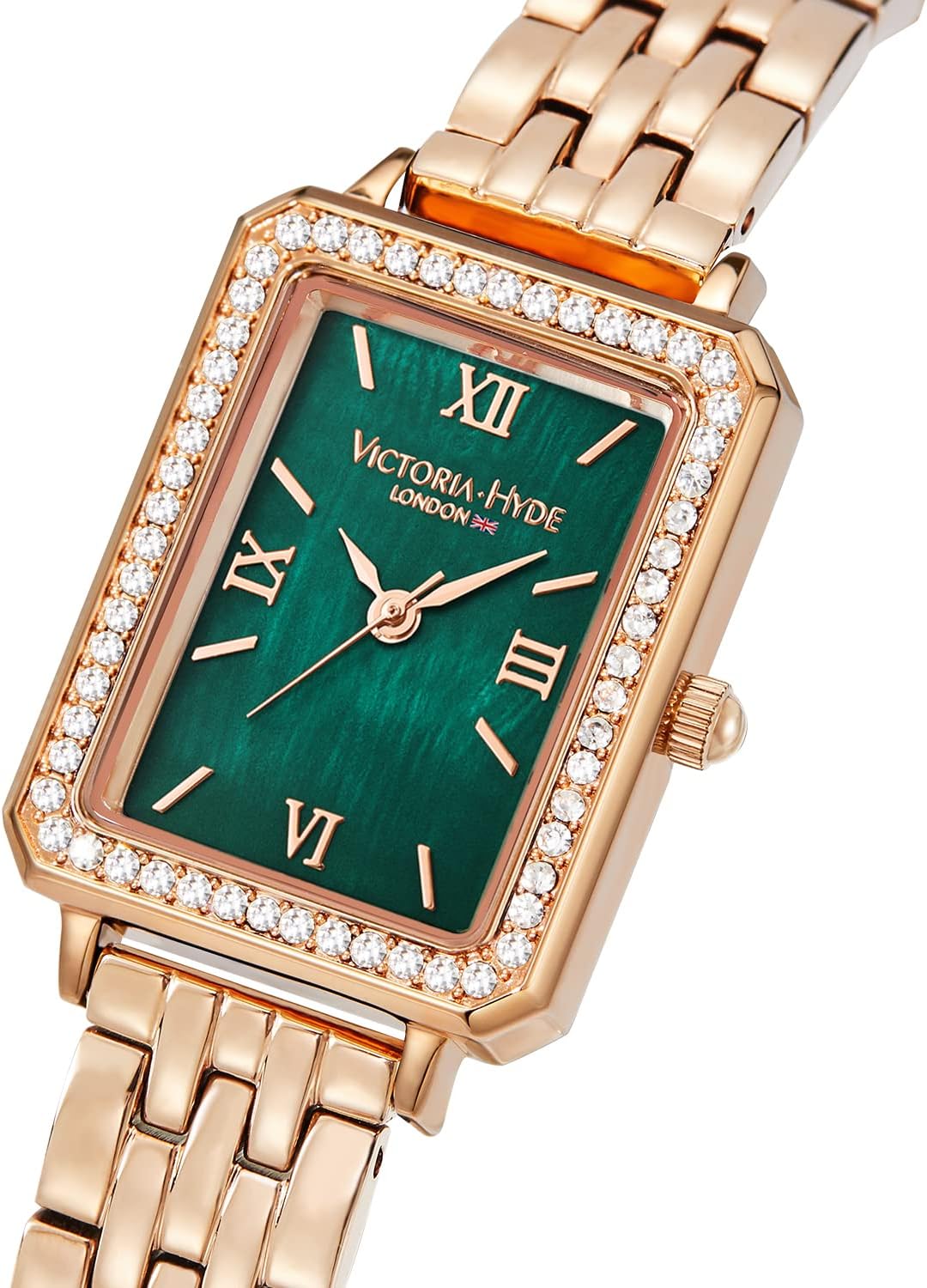 Thumbnail 4 de Victoria Hyde Orologio rettangolare verde 22×28