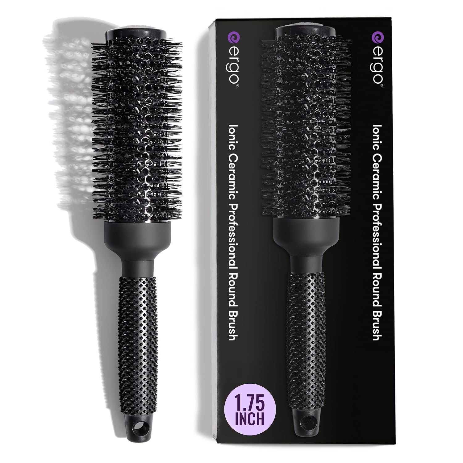 Detalle de ERGO Ceramic Ionic Round Brush for Blow Out - 1.75" Barrel