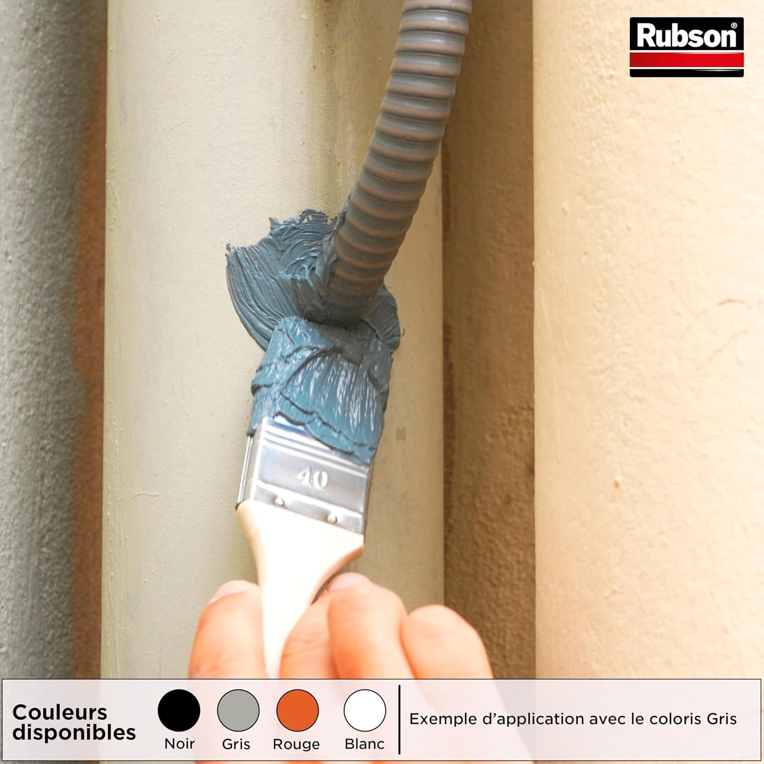 Thumbnail 4 de Rubson revêtement Waterproof Anti fuite Noir 1kg – protection et réparation de toiture