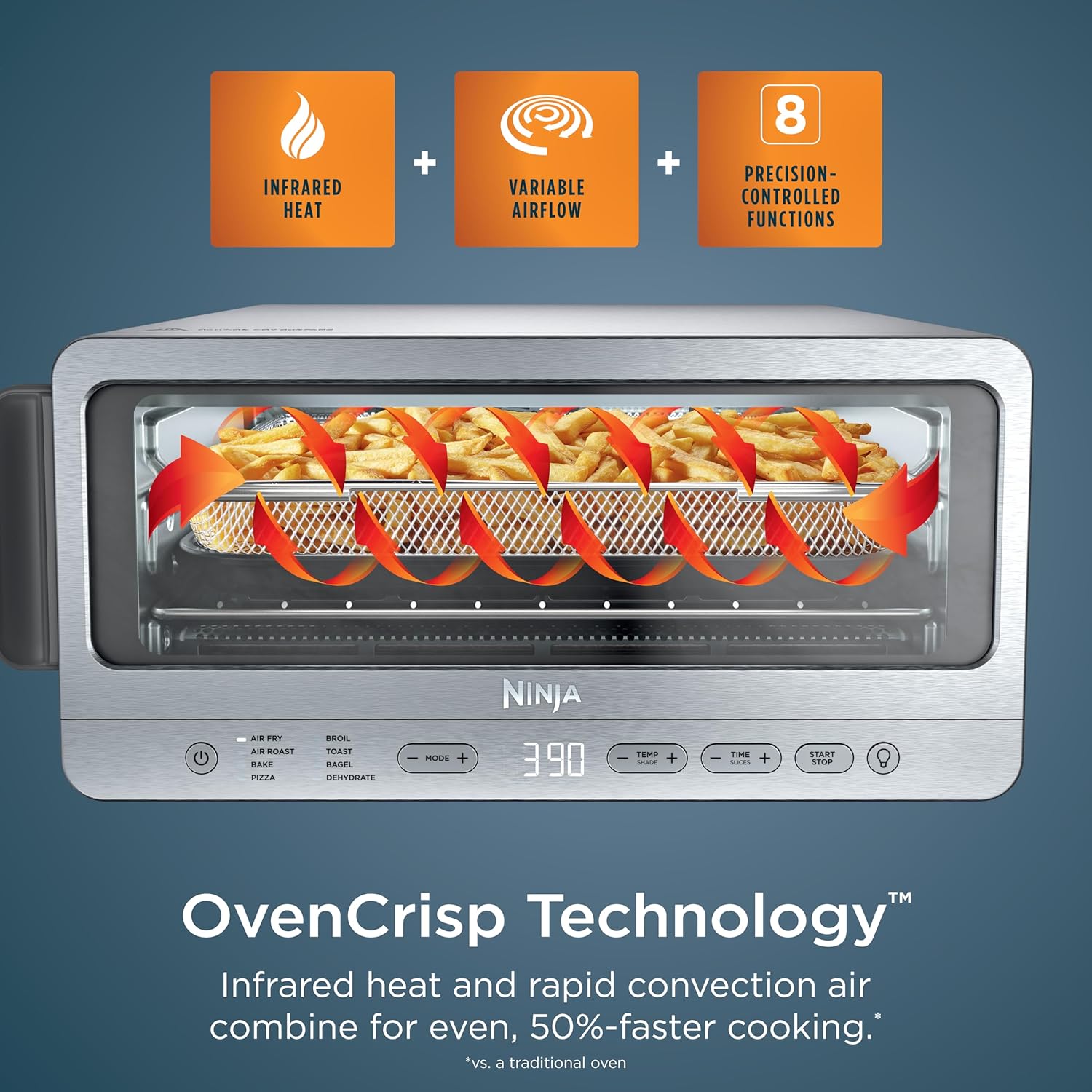 Thumbnail 2 de Ninja SP151 8-in-1 Air Fryer Toaster Oven