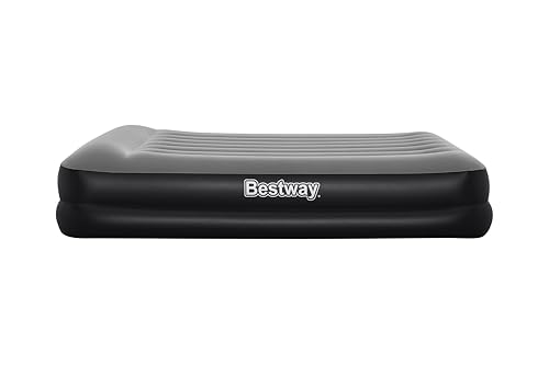 Detalle de Bestway Lit Matelas Gonflable 2 Personnes Queen Aeroluxe avec Pompe Électrique Intégrée
